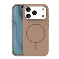 Silikoninis Thin Mag dėklas for iPhone 17 Pro Max 6,9" rudas