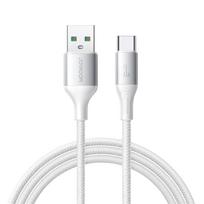 Joyroom S-A28 Flash serijos 3A USB-A - USB-C kabelis 1m - baltas