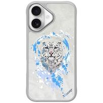 Nimmy Pantera Magnetinis dėklas telefonui iPhone 16 - šviesiai pilkas