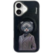 Nimmy Magnetinis Madingas Mielas Augintinis MagSafe Dėklas telefonui iPhone 16 - Juodas