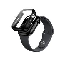 AmazingThing Radix stiklinis dėklas laikrodžiui Apple Watch 46 mm - juodas
