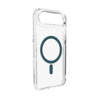 Puro Lite Mag TPU+PC dėklas telefonui suderinamas su MagSafe iPhone 17 Air - skaidrus su turkio spalvos žiedu