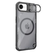Nillkin Iceblade Prop magnetinis dėklas su stovu iPhone 16e telefonui - juodas
