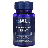LIFE EXTENSION Resveratrol Elite - 30 kapsulių