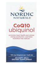 NORDIC NATURALS kofermentas CoQ10 ubichinolis - 60 kapsulių