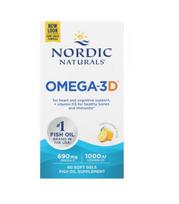 NORDIC NATURALS Omega-3D - 60 kapsulių