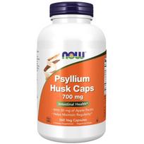 NOW FOODS Psyllium Husk and Pectin - Psyllium Husk 700 mg + pektinas - 360 kaps.