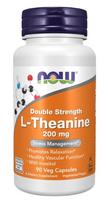NOW FOODS dvigubo stiprumo L-teaninas 200 mg - L-teaninas 200 mg - 90 kapsulių