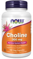NOW FOODS Cholinas 300 mg - 100 kapsulių