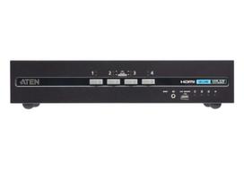 Aten 4-Port USB - 4K HDMI Secure  KVM Switch with Card Reader