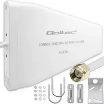 Qoltec 4G 5G LTE antenna | 9 dBi | directional | external | N female connector | waterproof | 3m