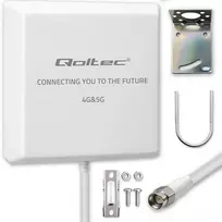 Qoltec 4G 5G LTE antenna | 9dBi | directional | external | SMA | waterproof | 3m