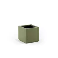 stefanplast Flower box square Ethica 36x36x35cm green