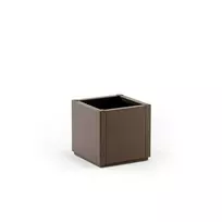 stefanplast Flower box square Ethica 36x36x35cm brown