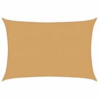 Burė nuo saulės, smėlio, 2x2,5m, hdpe, 160g/m², stačiakampė