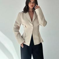 Style Women's Blazer Jacket Cardigan S abrikosas