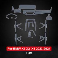 Skaidri TPU apsauginė plėvelė automobilio centrinei konsolėi BMW U10 U11 X1 X2 IX1 2026 2026 Interjerui PPF Anti-scratch Iš anksto supjaustyta plėvelė
