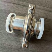 3/4'' 1'' 1.5'' 2'' 2.5'' Sanitarinis trijų spaustuvų atbulinis vožtuvas Vienpusio srauto Nerūdijančio plieno SS 304 19mm x Ferrule 50.5