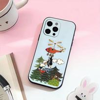 Klasikinis animacinis filmukas Mažasis kurmis   Dėklas telefonui iPhone 17,16,15,14,13,12,11 Plus,Pro Max,Minkštas silikoninis juodas dangtelis iPhone16plus