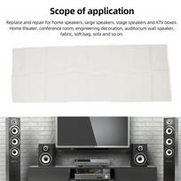 Retro Style Speaker Grill Cloth Cover 150x50cm Speaker Mesh Grill Fabric  Stereo Systems pilka