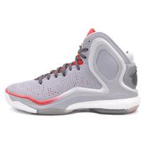 Adidas D Rose 5 Boost Fashion Comfortable Synthetic Leather Durable Mid-Top Basketball Shoes Men sneaker Gray Red G98703 44