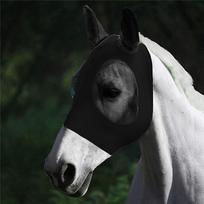 1Pc Color Random Horse Face Mask Anti Fly Breathable Stretch Knitted Mesh Anti Mosquito Mask Horse Riding Equestrian Equipment onesize