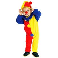 3 vnt. vaikiškas klouno kostiumas su klouno skrybėle, klouno nosimi, klouno kombinezonais Cosplay, Helovino vakarėliui, scenos pasirodymams L