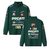 F1 Red Bull Team Uniform Ducati Spring and Autumn Jacket F1 Formula Racing Summer Red Bull Team Half Zip Hoodie XXS