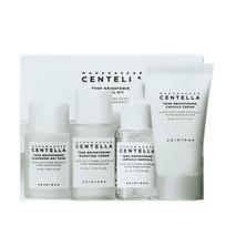 SKIN1004 Madagaskaro centelės odos toną skaistinantis kelioninis rinkinys Glow Boost Odos priežiūros rinkinys 4 vnt. / Putojantis gelis 20 ml Tonikas 30 ml Ampulė 30 ml Kremas 30 ml Glow Boost Skincare Set 4pcs