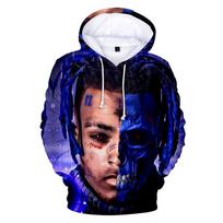 Rapper Star 3d Print Men's Teen Hot Hoodie Spring and Autumn Winter Latest Warm Thickened 24-25 Jacket Sweater Unisex Top S