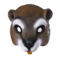 Realistiška Helovino voverės kaukė 3D gyvūno pusės veido kaukė Helovino Cosplay kaukė Karnavalo vakarėliui Squirrel Mask