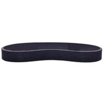 8 Ribs Channel Treadmill Drive Belt 431mm Rubber Construction Fitness Equipment Belt for Stable Exercise Equipment
