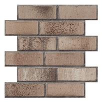 3D sienos lipdukas Lipnus dirbtinio mūro sienos panelis Nuplėšk ir priklijuok plytelės Atgalinė siena virtuvei, miegamajam Vandeniui atsparus plytelės lipdukas 1 sheet kava