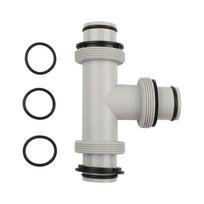 Adapter Hose Plunger Valve PP Material Rubber O-rings