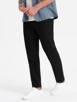 Vyriškos SLIM FIT chino kelnės - juodos, Vyriškos SLIM FIT chino kelnės - juodos - xl