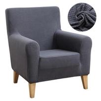 Levivel vandeniui atspari audinio vienvietė sofa užvalkalas languotas elastingas neslystantis užvalkalai foteliui kėdei baldų užvalkalas sukurtas namų šeimos kambario zonai 1 Piece black