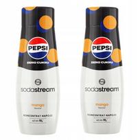 2 vnt. Sodastream koncentratų rinkinys 2x Pepsi Max Mango be cukraus dietiniai sirupai