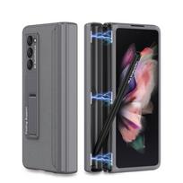 Samsung Z Fold 2 Ultra-Thin Magnetic Leather Case with Stylus SM-Fold2 [Front Frame Without Film]