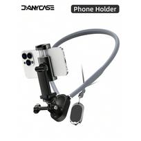 Neck Holder POV/Vlog Video Selfie Holder Handheld Magnetic Neck Phone Chest Holder Strap Video Recording For Iphone 16 15 14 13 12 Seires Android one-size
