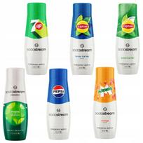 Sodastream Sirupų Rinkinys Pepsi, Mirinda, 7Up, Mojito, Lipton Citrininis, Žaliasis