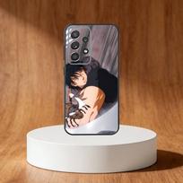 Toji Fushiguro Jujutsu Kaisen telefono dėklas, skirtas Samsung S25, S24, S21, S22, S23, S30, Ultra, S20, Plus, Fe, Note, 10, 9, 5G, juodas dangtelis Samsung S225G