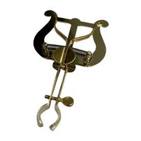 Portable Sheet Music Holder Brass Instruments Clip Metal Texture Suitable for Horn Trumpet Band Practice Performances auksas