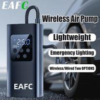 EAFC 150PSI nešiojamas padangų pripūtimo oro kompresorius, nešiojamas oro siurblys automobilių padangoms, su skaitmeniniu manometru ir LED lempute automobiliui, dviračiui, motociklui