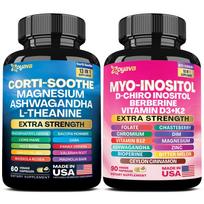 Zoyava Kortizolio ir Mio-inozitolio kompleksas „Viskas viename“ – Multivitaminų kompleksas su papildomos jėgos ingredientais sportui ir gerai savijautai 2 bottle