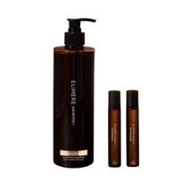 ELIMERE Savemo+ Juodųjų pupelių alaus mielių plaukų slinkimo rinkinys(Ampulė 21g x 2 + Šampūnas 500ml)