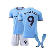 Manchester City 22-23 namų vaikų futbolo marškinėliai, #9 Haaland, 4-5 metai