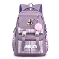 Anime Naruto Kuprinė Paaugliams Atgal į Mokyklą Krepšys Mergaitei Berniukui Mokyklinis Krepšys Studentui Vaikams Nešiojamojo kompiuterio Knygų krepšys Vyrams Moterims Laisvalaikio Kelioninis Krepšys