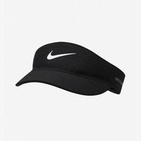 NIKE Unisex greitai džiūstanti teniso skydelis nuo saulės FB6443-010 M/L juoda