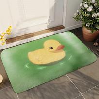 1 vnt. Kwaii geltonas ančiukas Sveiki vonios kambario sugeriantys neslystantys kilimėliai Namų dekoras Kilimai Virtuvės grindų kilimėliai Minkšti patogūs 40x60cm