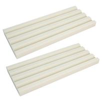 Plastic Dominoes Card Holder Dominoes Trays Holder Organizers Storage Rack Dominoes Tile Stand Family Game Accessories 1